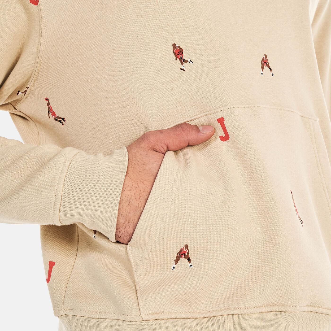 Men's Essentials Holiday Jumpman Fleece Hoodie