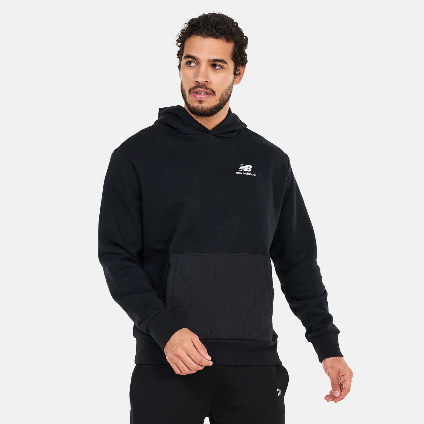 Men's Athletics Quilted Fleece Hoodie