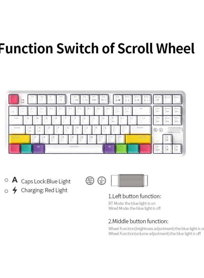 Wired And Bluetooth Dual Mode Mechanical Gaming Keyboard