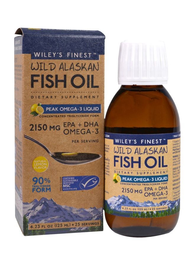 Wild Alaskan Fish Oil 2150mg Dietary Supplement