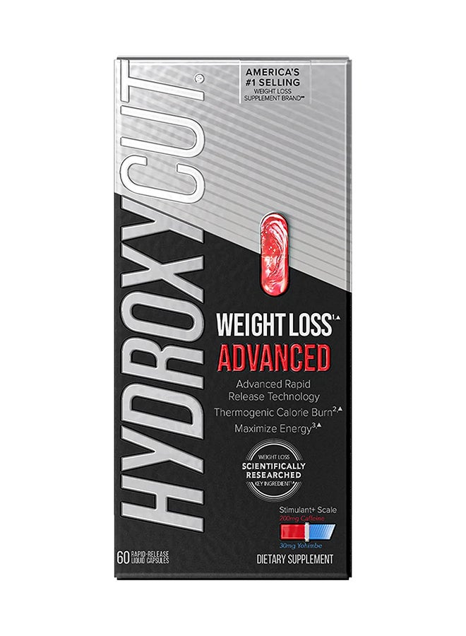 Intense Weight Loss Hydroxycut Black Intense Weight-Loss Supplement - 60 Liquid Capsules