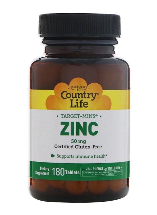 Zinc - 180 Tablets