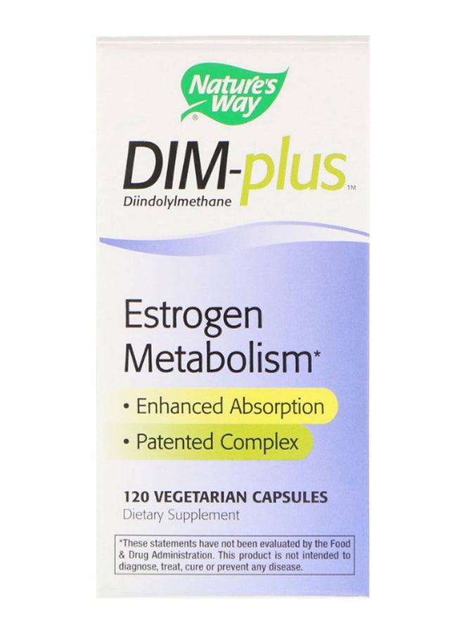 DIM Plus Estrogen Metabolism - 120 Vegetarian Capsules