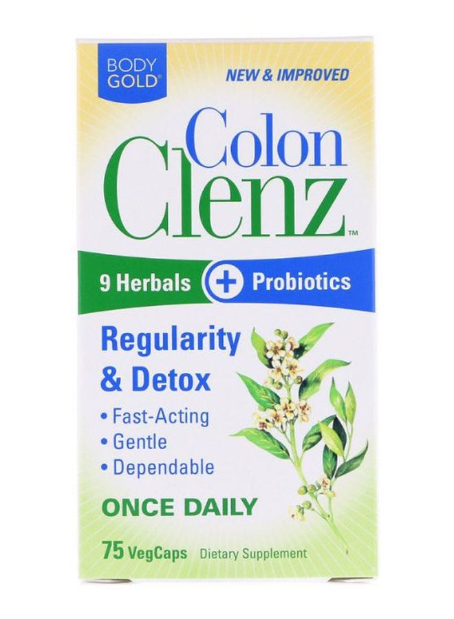 Regularity And Detox Colon Clenz - 75 Veg Caps