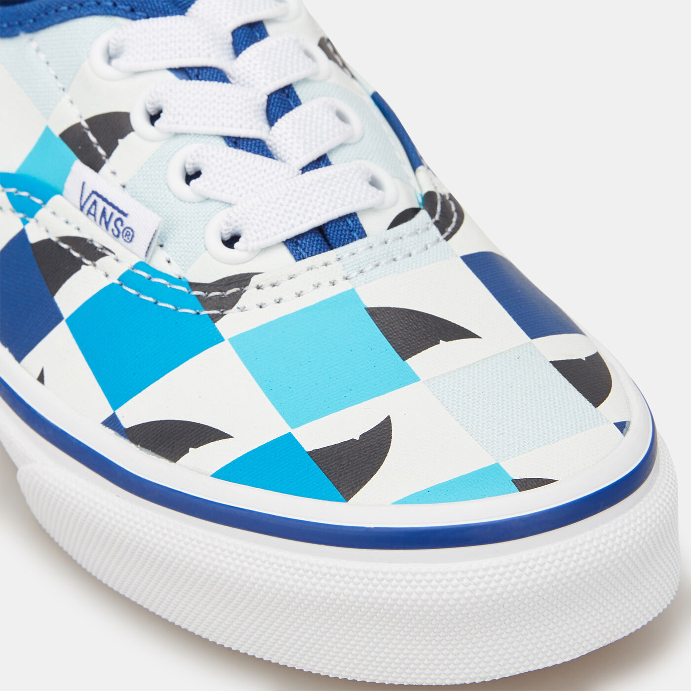 Kids' Glow Checkerboard Sharks Authentic Elastic Lace Unisex Shoe