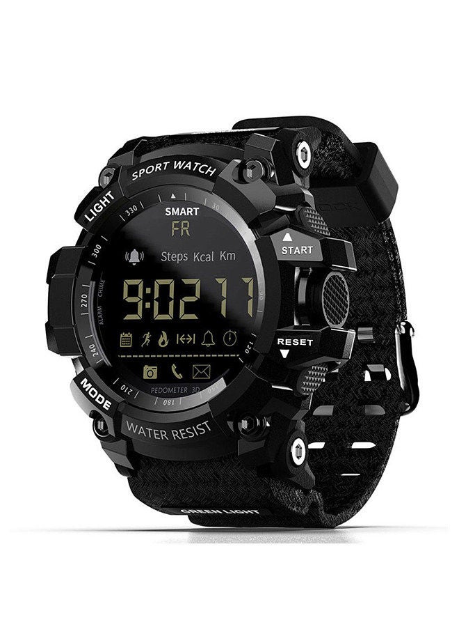 LOKMAT MK16 Smart Watch Military Army Rugged Men Women Watch 12-months Battery Life IP67 / 5ATM Waterproof Black
