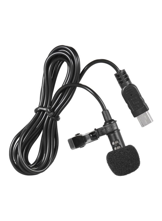 USB Clip-On Microphone LU-D4208 Black