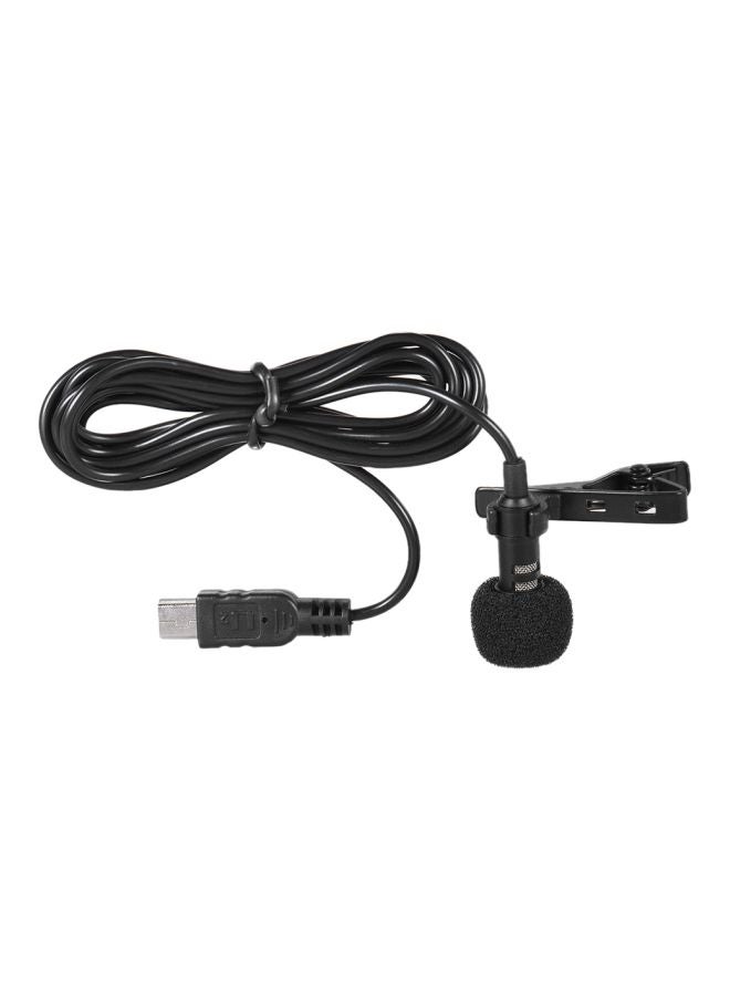 USB Clip-On Microphone LU-D4208 Black