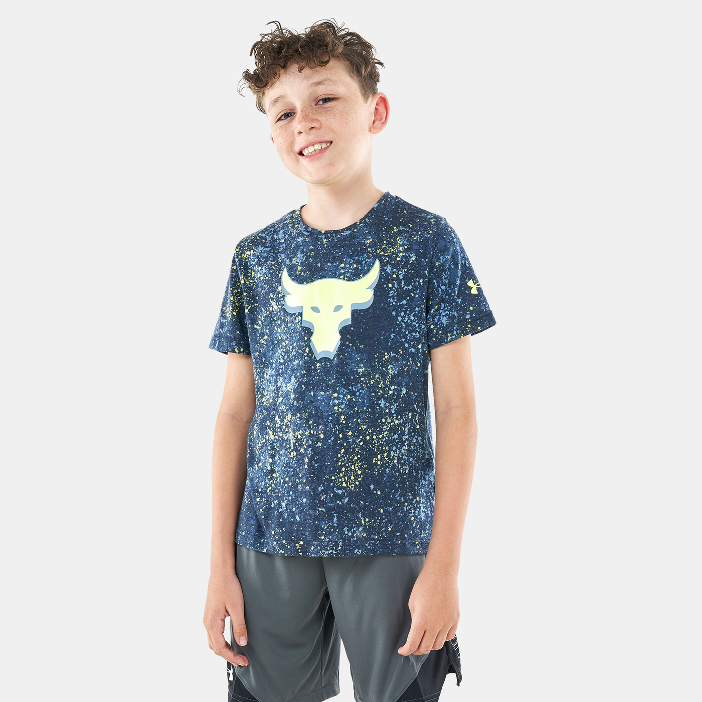 Kids' UA Project Rock Camo T-Shirt