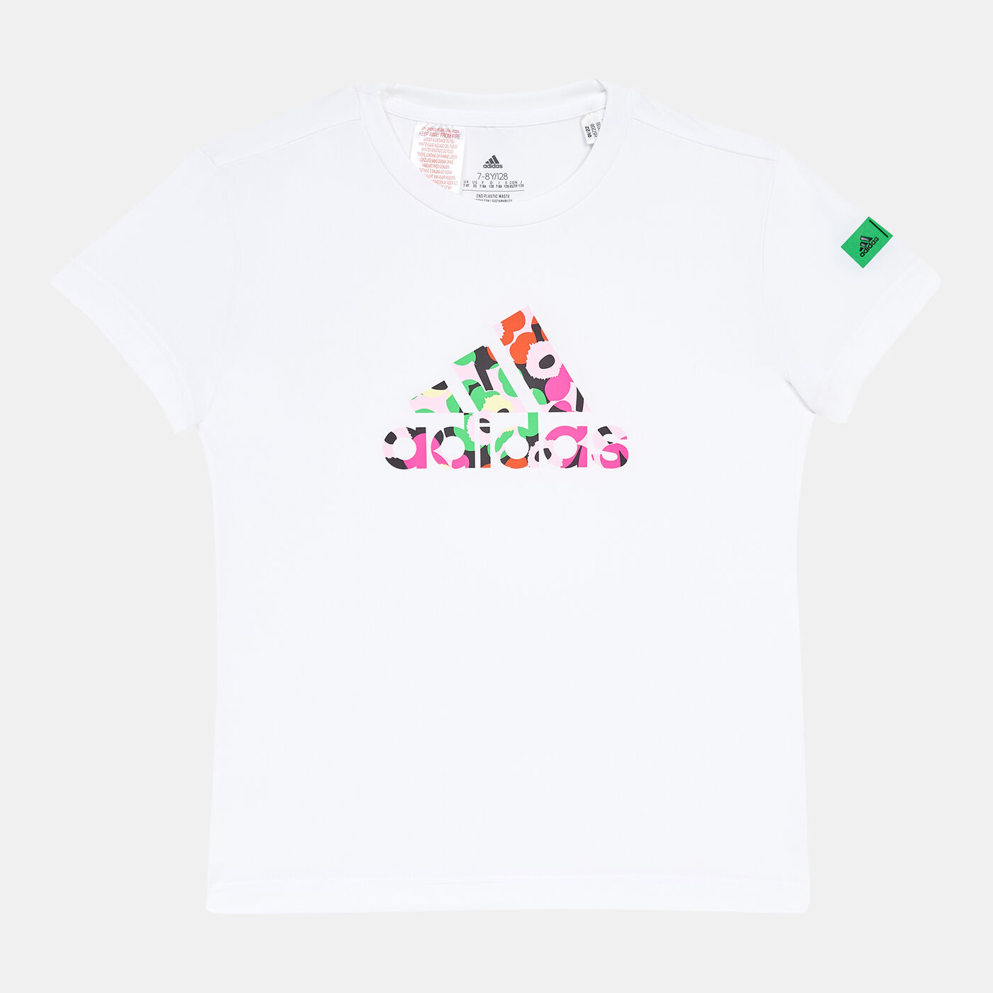 Kids' Marimekko AEROREADY Training Floral-Print T-Shirt
