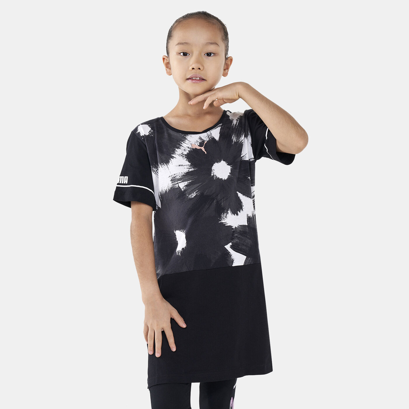 Kids' Style All Over Print Dress
