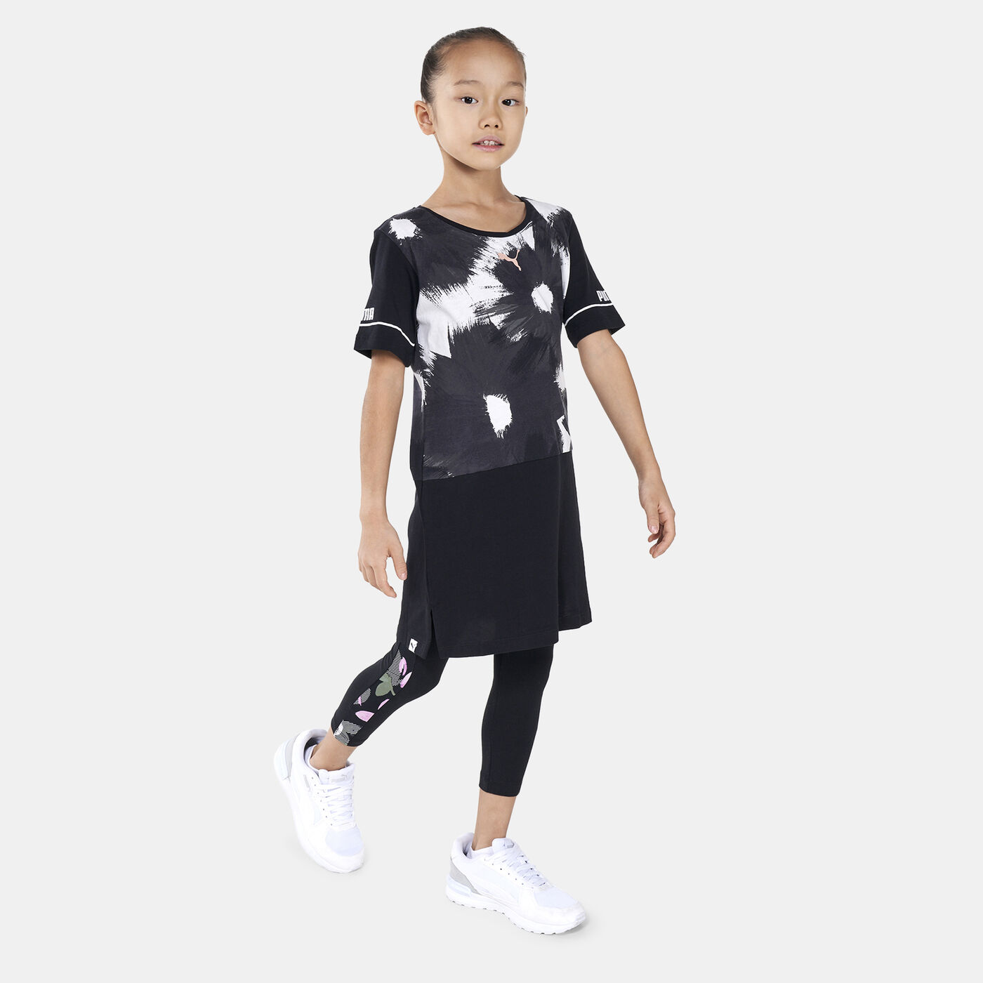 Kids' Style All Over Print Dress
