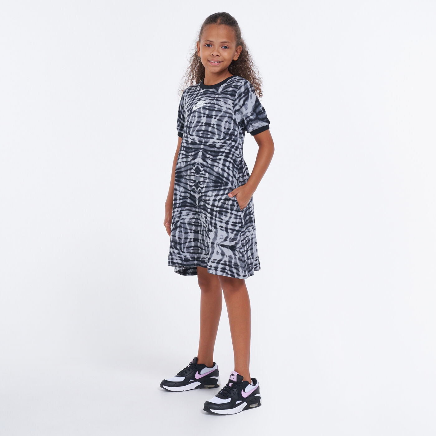 Kids' Sportswear Allover Print Dress