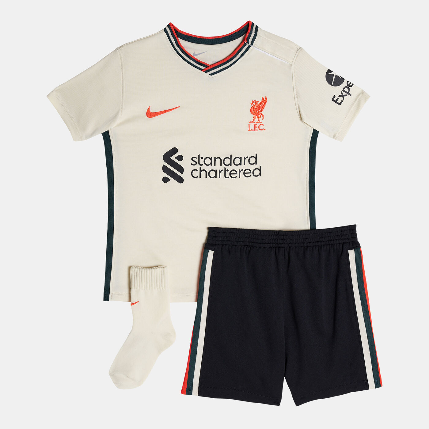 Kids' Liverpool F.C. Away Stadium Football Kit - 2021/22 (Baby and Toddler)
