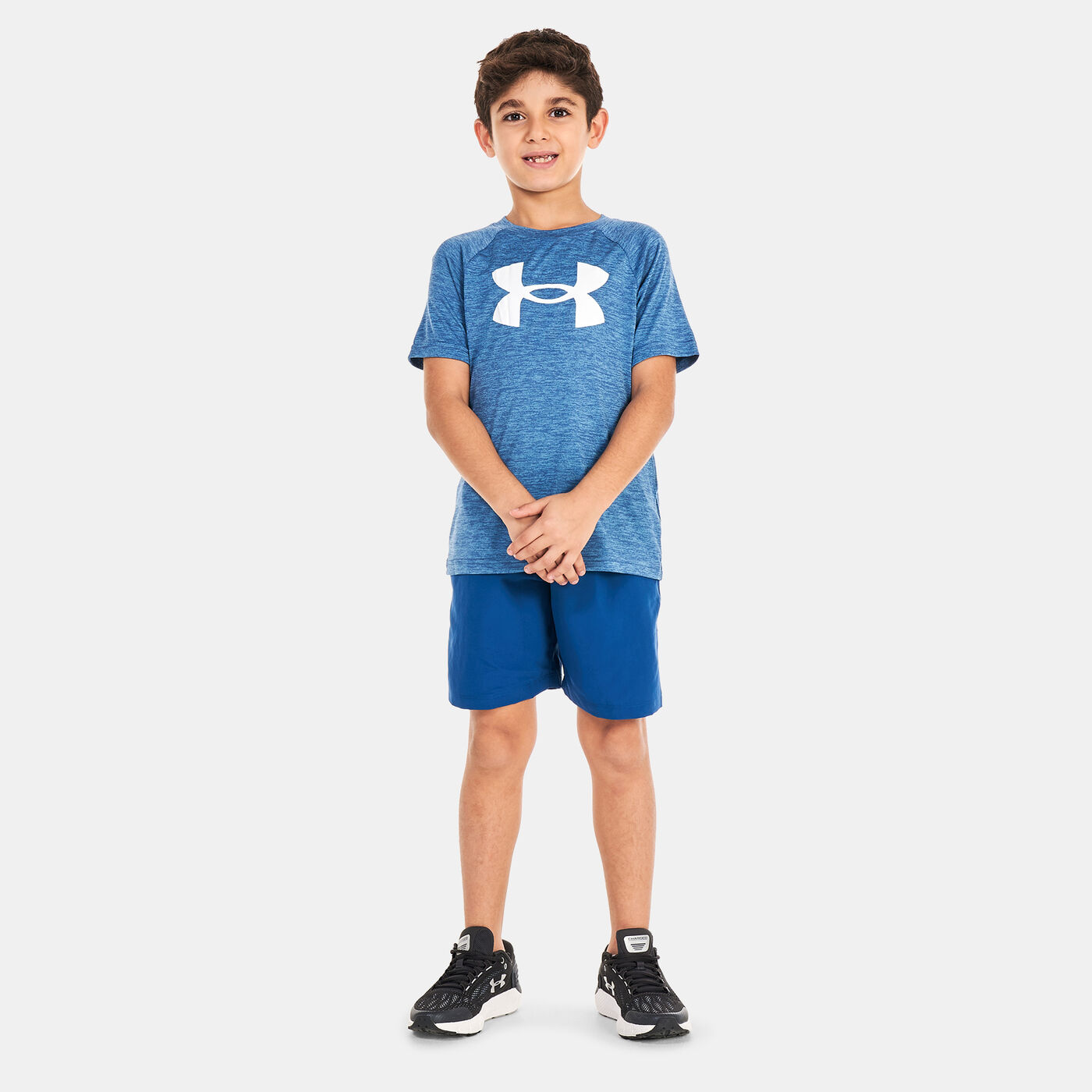 Kids' UA Woven Graphic Shorts