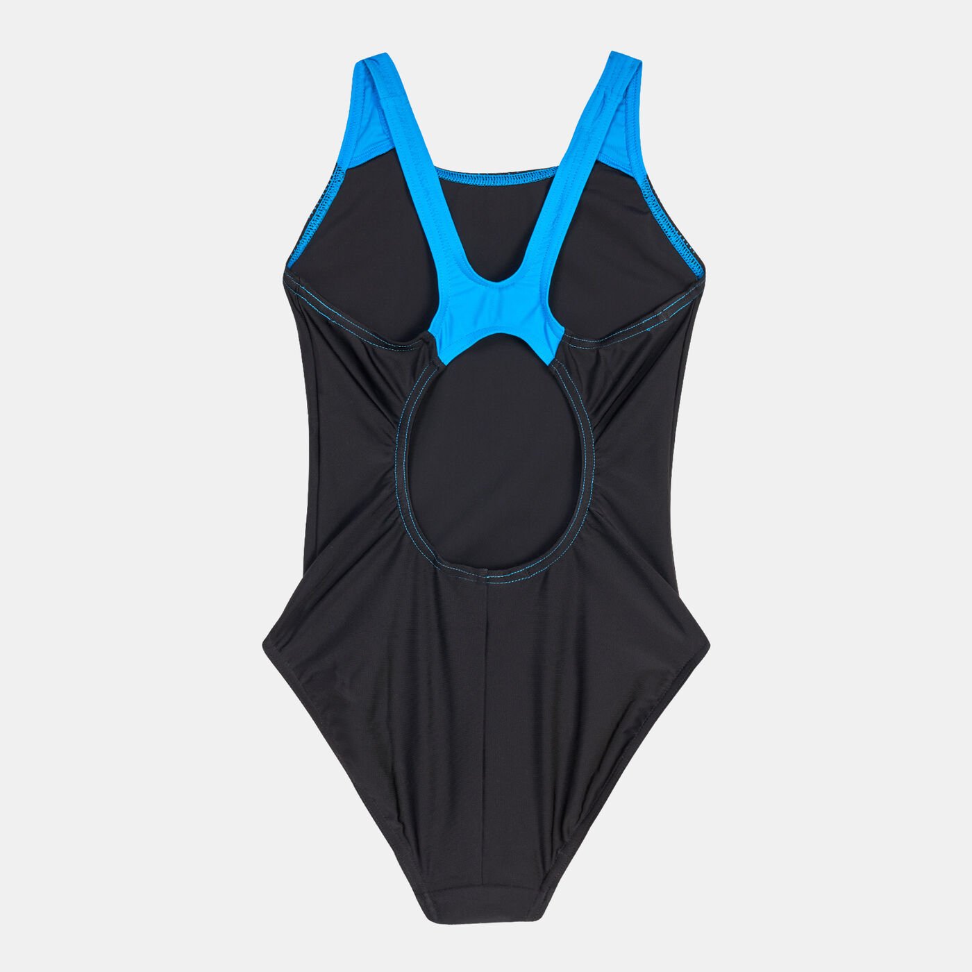 Kids' Hexagonal Tech Placement Muscleback One-Piece Swimsuit