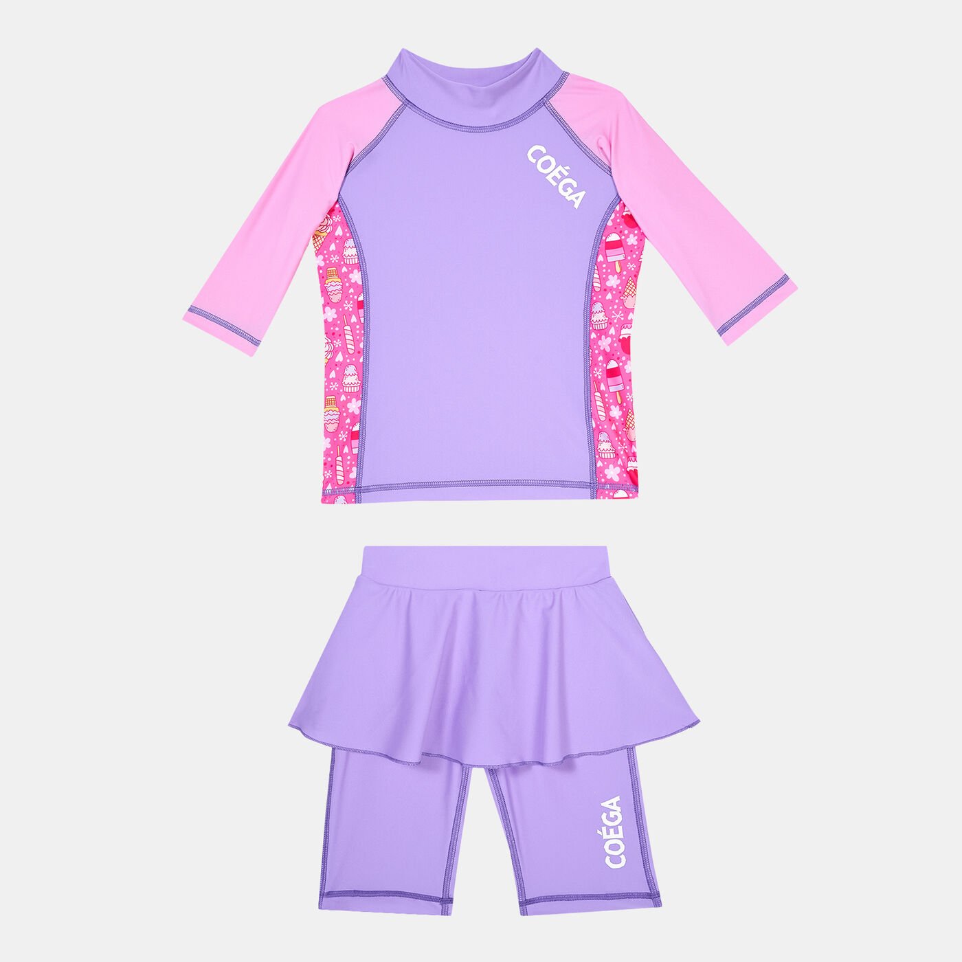 Kids' Skirted Two-Piece Swimsuit