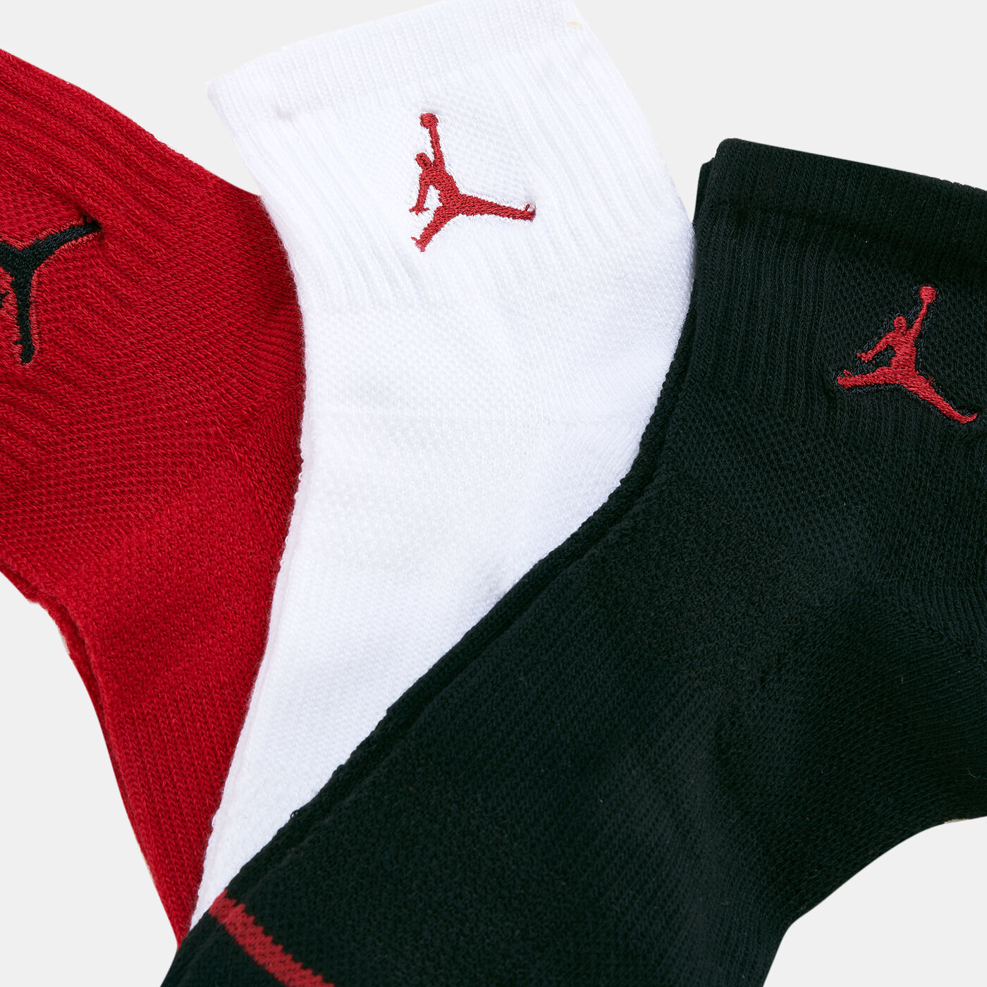 Kids' Jumpman Quarter Socks (3 Pack)