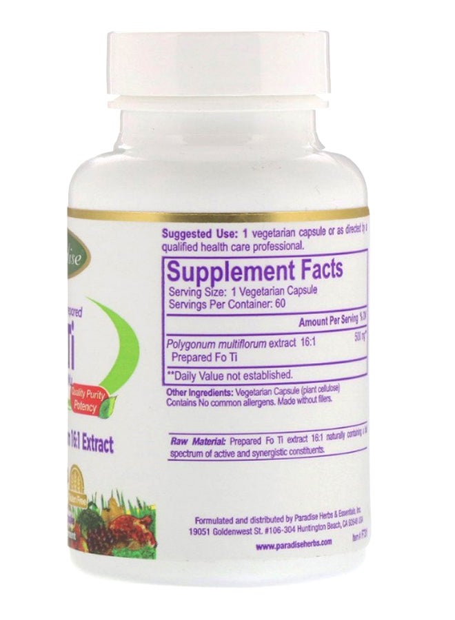 Fo Ti Dietary Supplement - 60 Capsules
