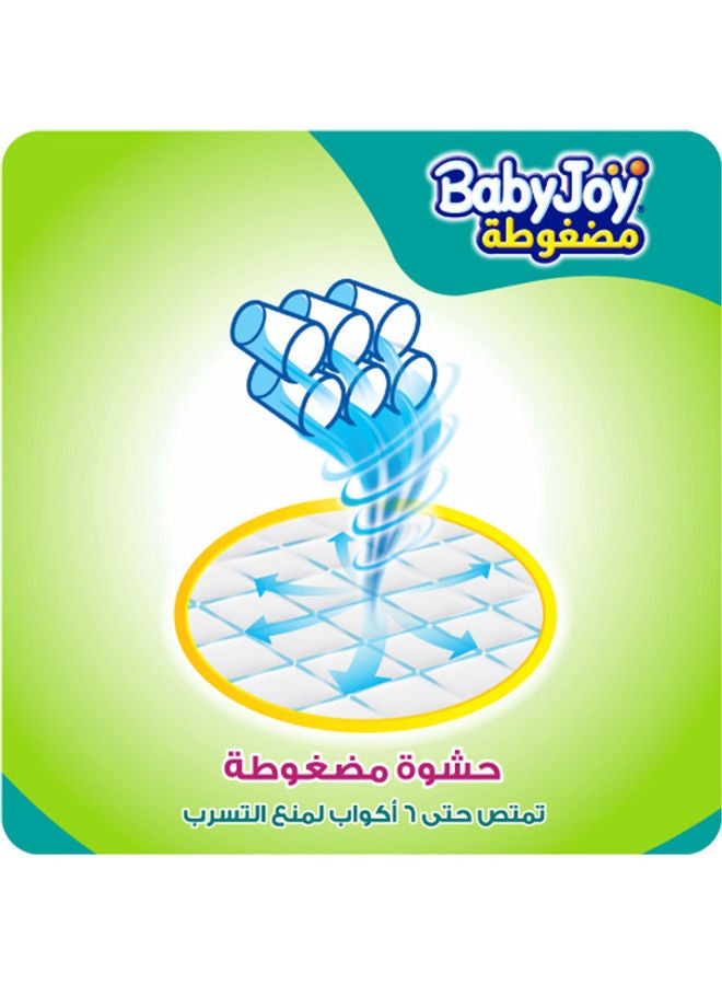 Compressed Diamond Pad, Size 4+ Large Plus, 12 To 21 Kg, Mega Pack of 3, 168 Diapers