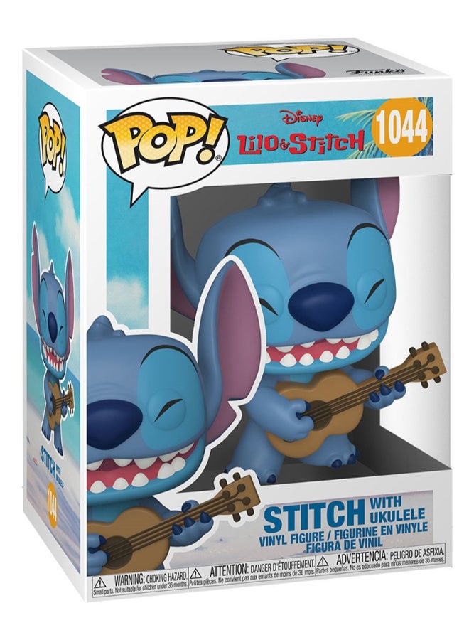 Disney Stitch With Ukulele Animal Figure 3.75inch