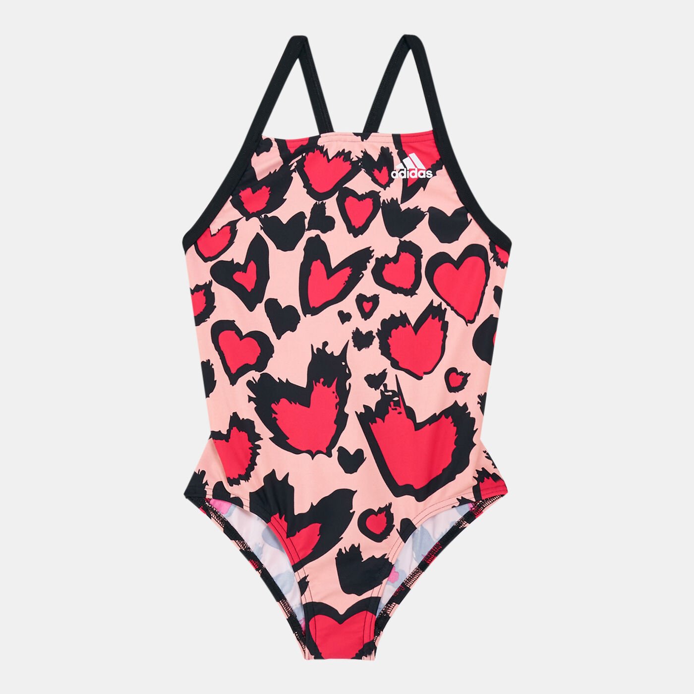 Kids' Heart Graphic Swimsuit (Younger Kids)