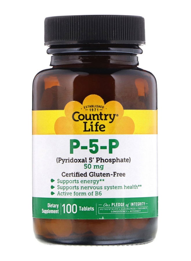 Pyridoxal 5 Phosphate - 100 Tablets
