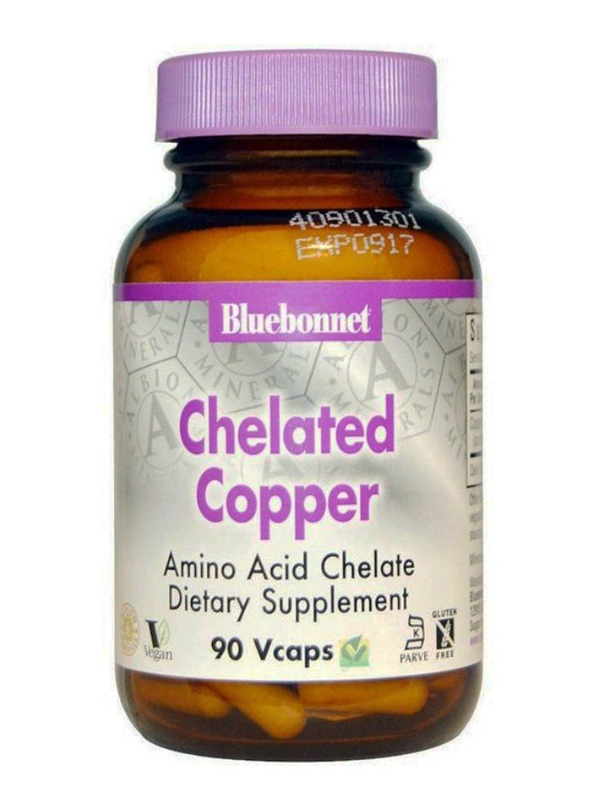 Chelated Copper Dietary Supplemnent - 90 Capsules