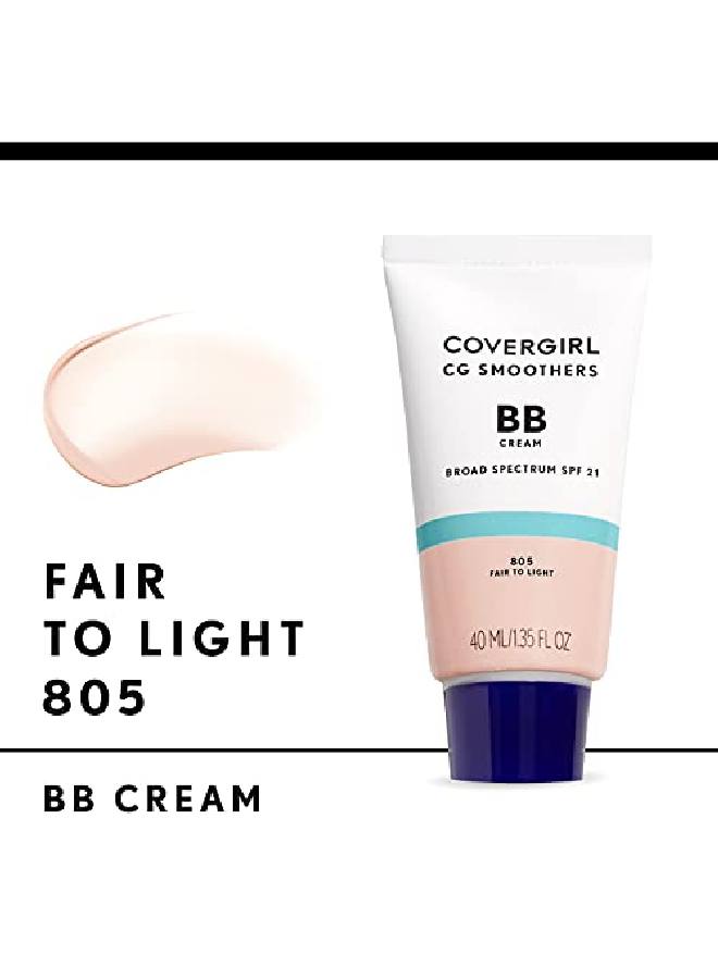 Smoothers Lightweight Bb Cream Fair To Light 805 1.35 Oz (Packaging May Vary) Lightweight Hydrating 10In1 Skin Enhancer With Spf 21 Uv Protection