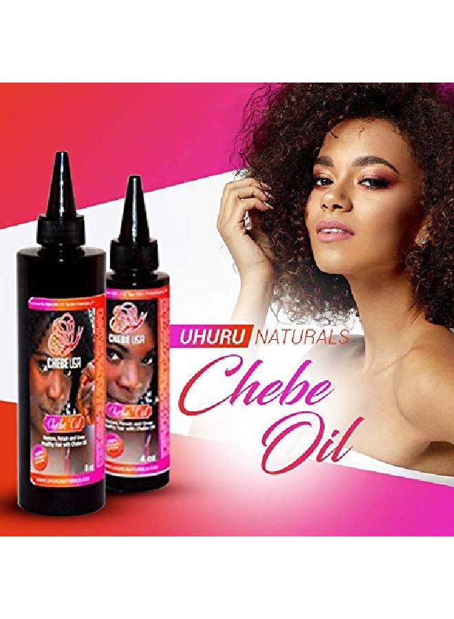 Chebe Oil (8Oz) African Chebe Serum Treatment W/ Ostrich Olive & Essential Oils Natural Repair Growth & Moisture For Dry Scalp & Hair (8Oz)