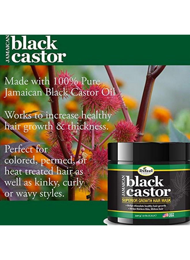 Superior Growth Jamaican Black Castor Oil Hair Mask 12 Oz.