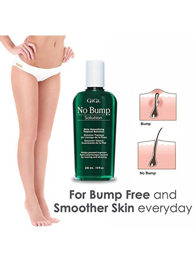No Bump Skin Smoothing Topical Solution For After Shaving, Waxing Or Laser Hair Removal Treatment 8 Oz