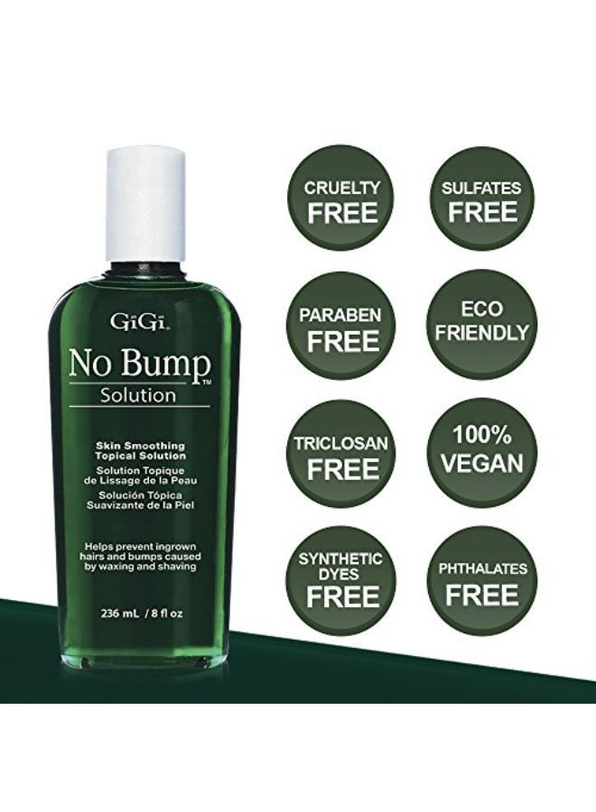No Bump Skin Smoothing Topical Solution For After Shaving, Waxing Or Laser Hair Removal Treatment 8 Oz