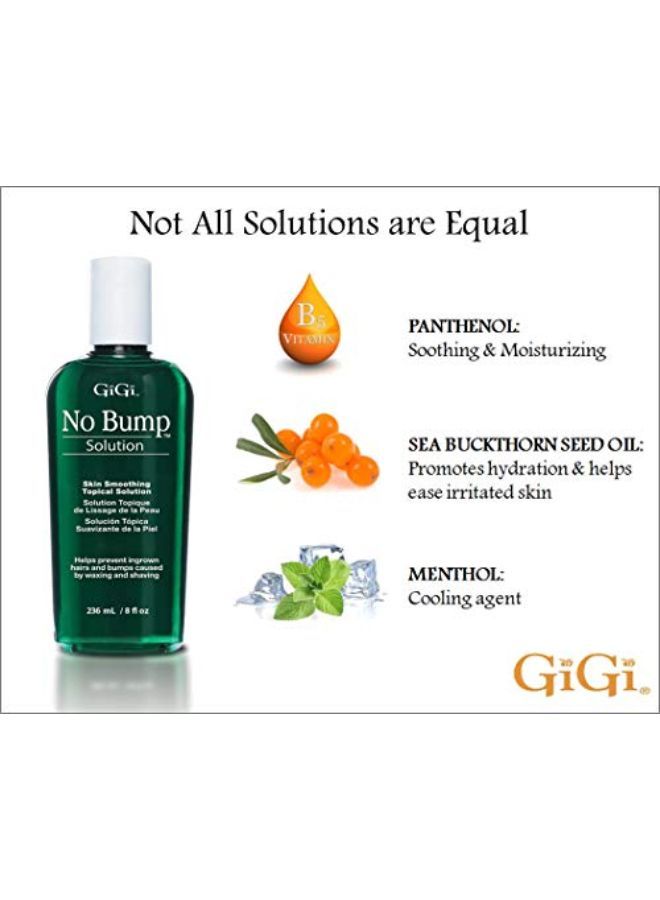 No Bump Skin Smoothing Topical Solution For After Shaving, Waxing Or Laser Hair Removal Treatment 8 Oz