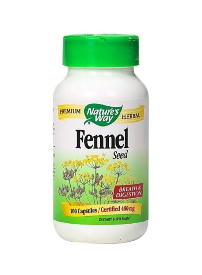Fennel Seed Traditional Digestive Aid - 100 Capsules