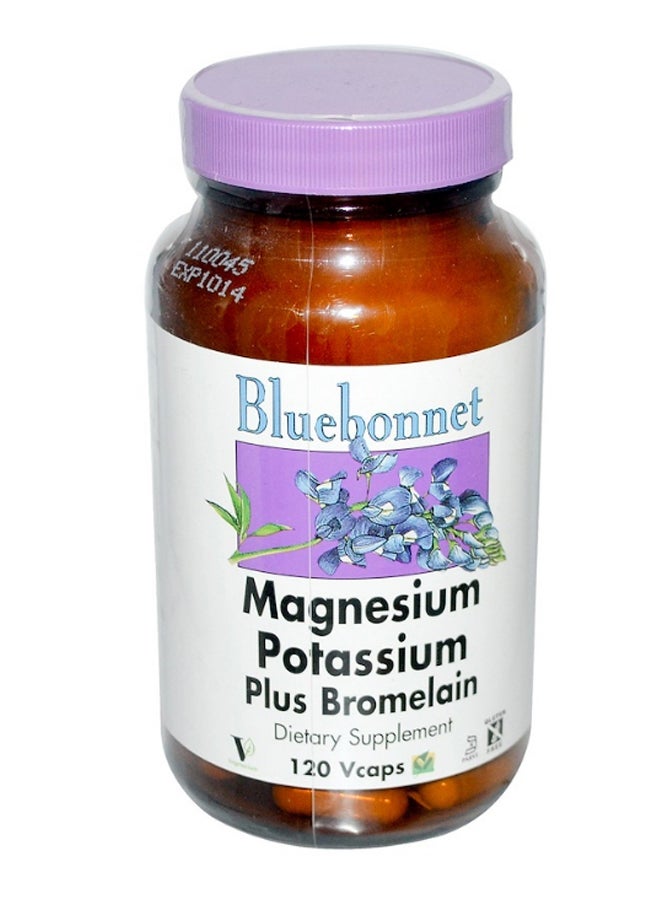 Magnesium Potassium Plus Bromelain - 120 Vcaps