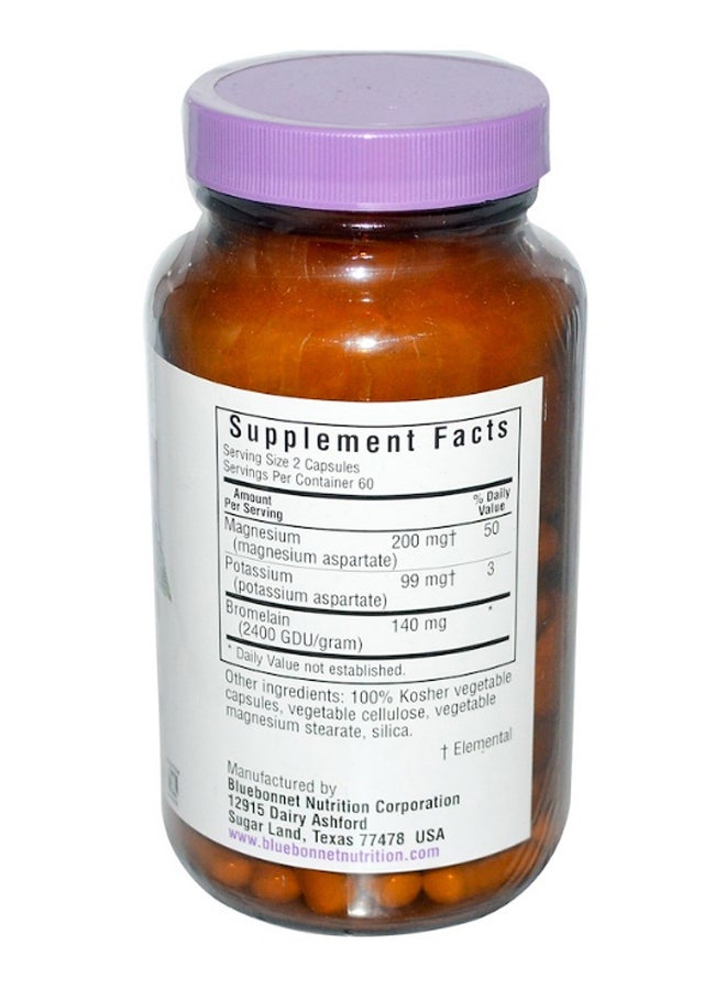 Magnesium Potassium Plus Bromelain - 120 Vcaps