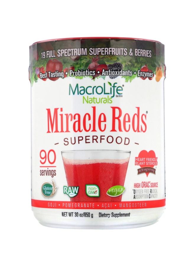 Miracle Reds Superfood 670mg Dietary Supplement