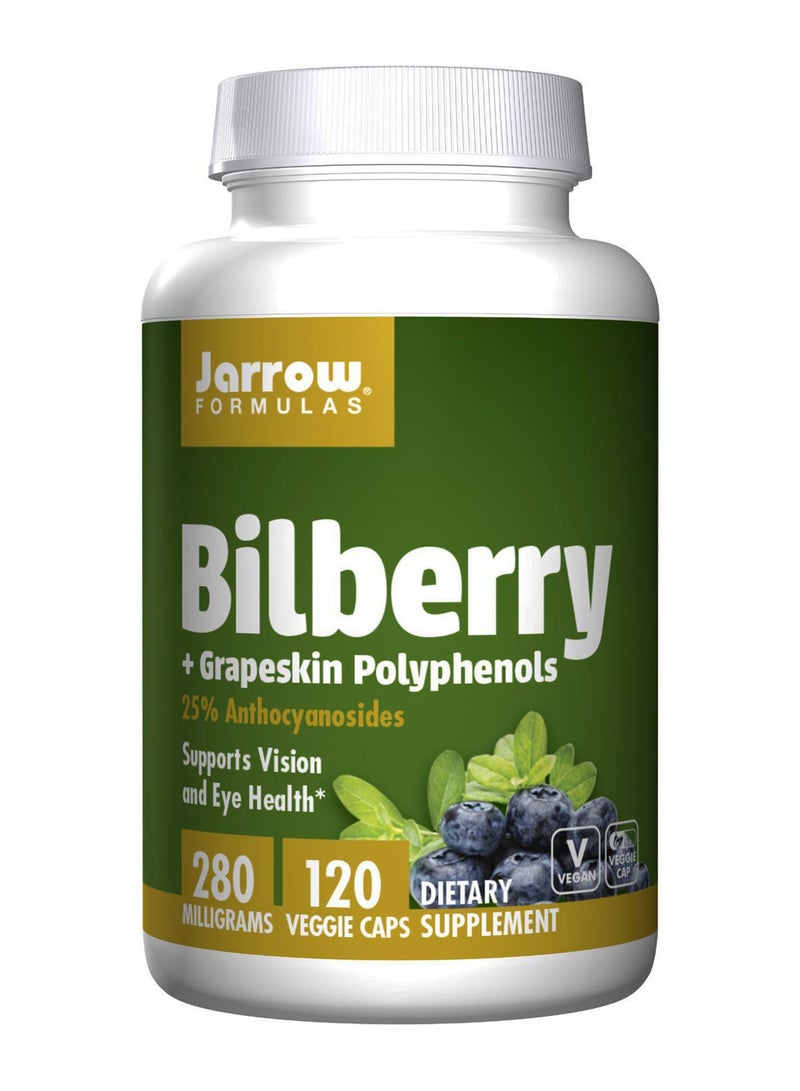 Bilberry And Grapeskin Polyphenols - 120 Capsules