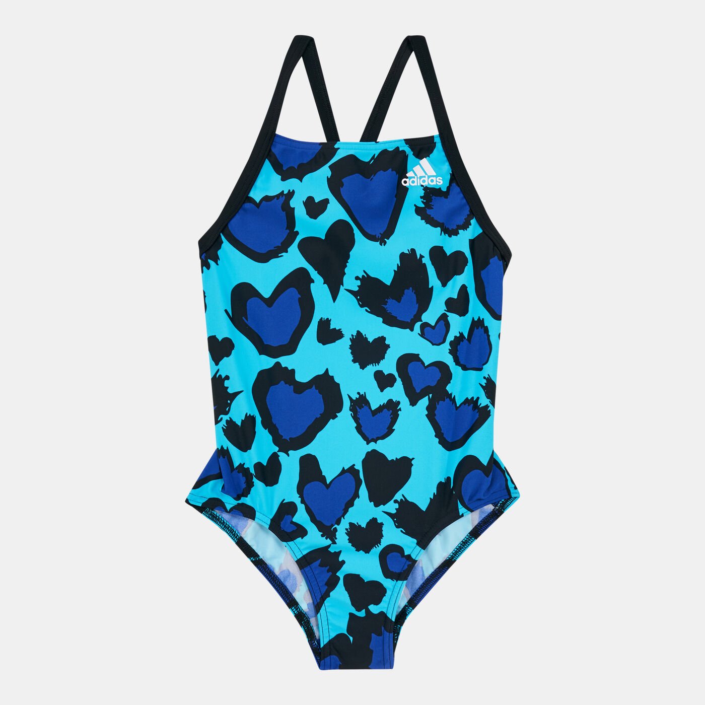 Kids' Heart Graphic Swimsuit (Younger Kids)