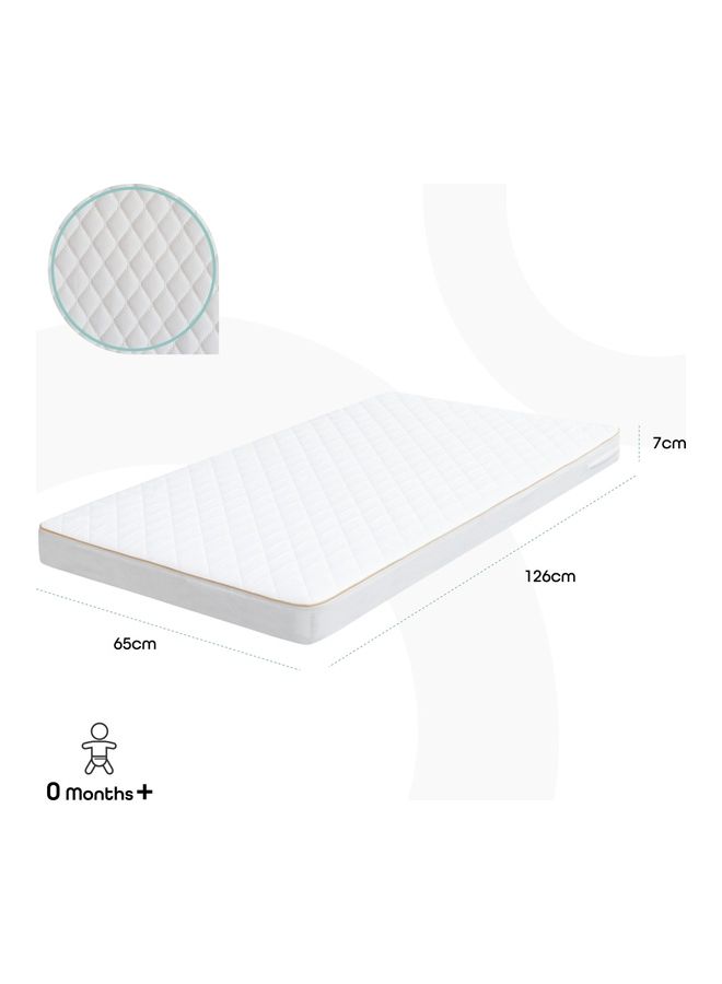 Crib Mattress 126x65x7 Cm