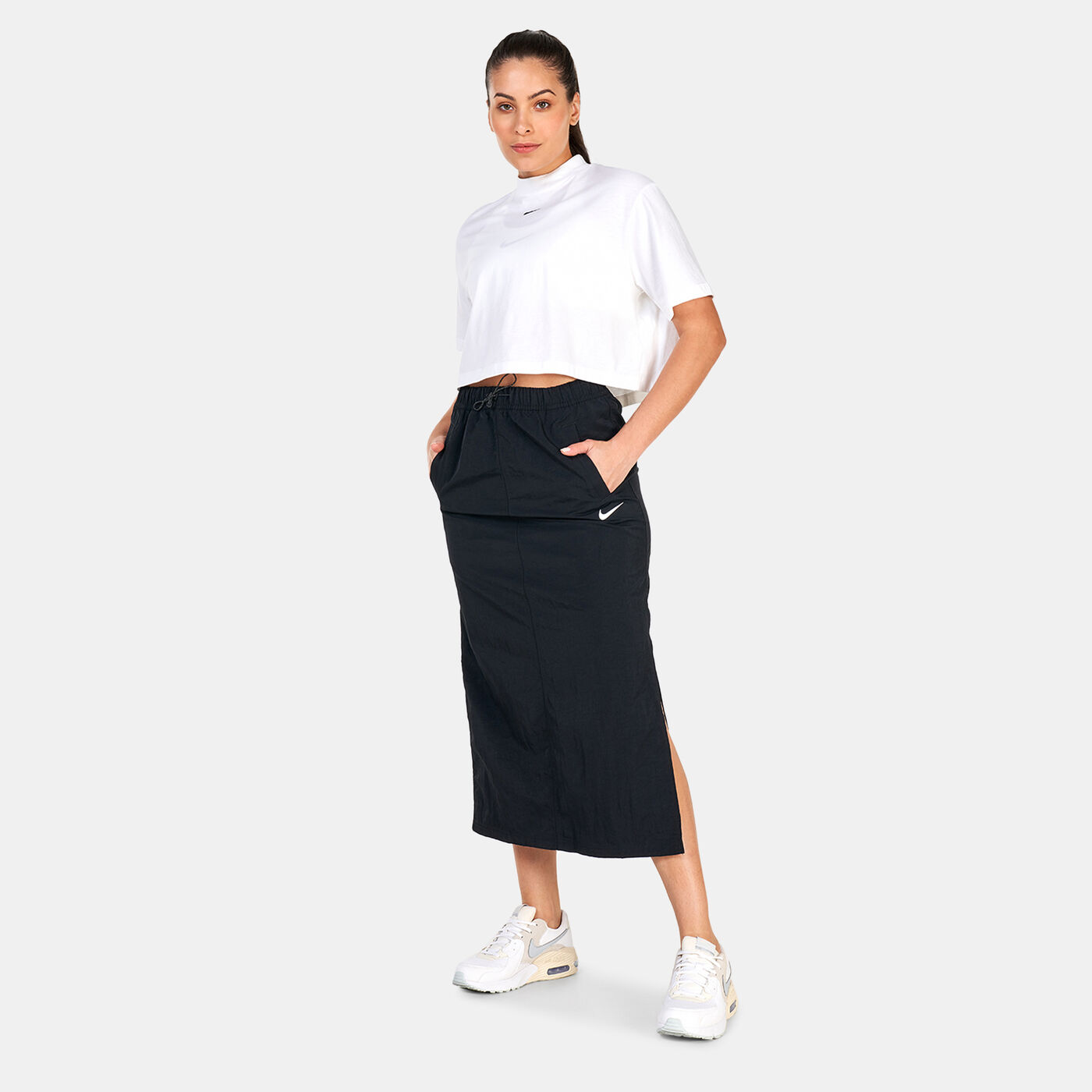 Women's Sportswear Essential High-Waisted Woven Skirt