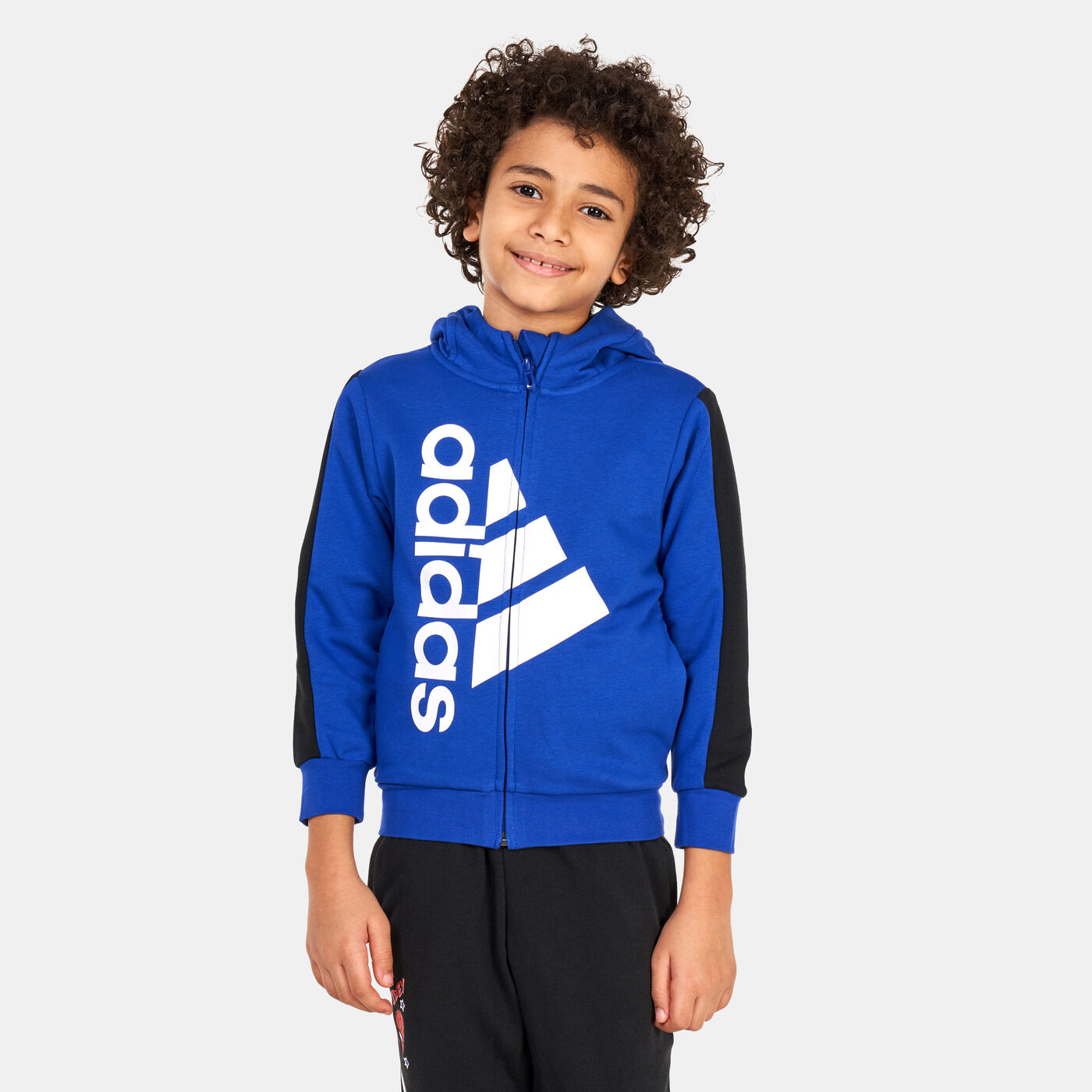 Kids' Badge of Sport Logo Full-Zip Hoodie