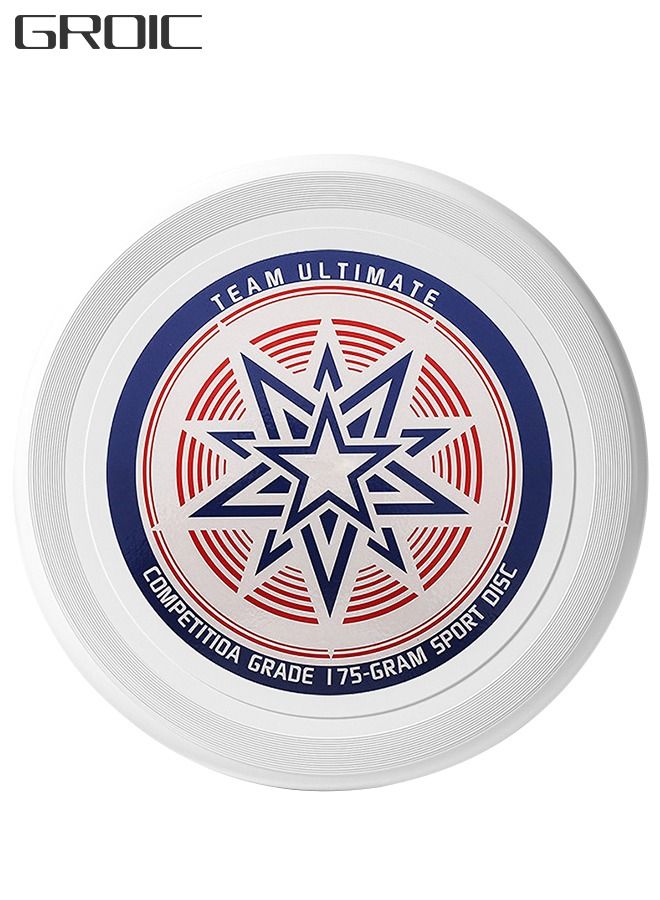 Ultimate Flying Disc 175 Gram, 27.5cm Sport Disc, Suitable for Competitions, Team Flying Disc for Beach, Park, Pet, Camping and More
