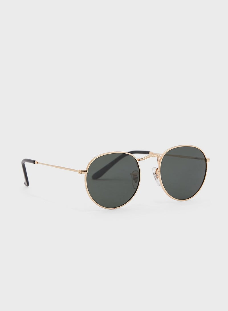 Polarized  Round  Sunglasses