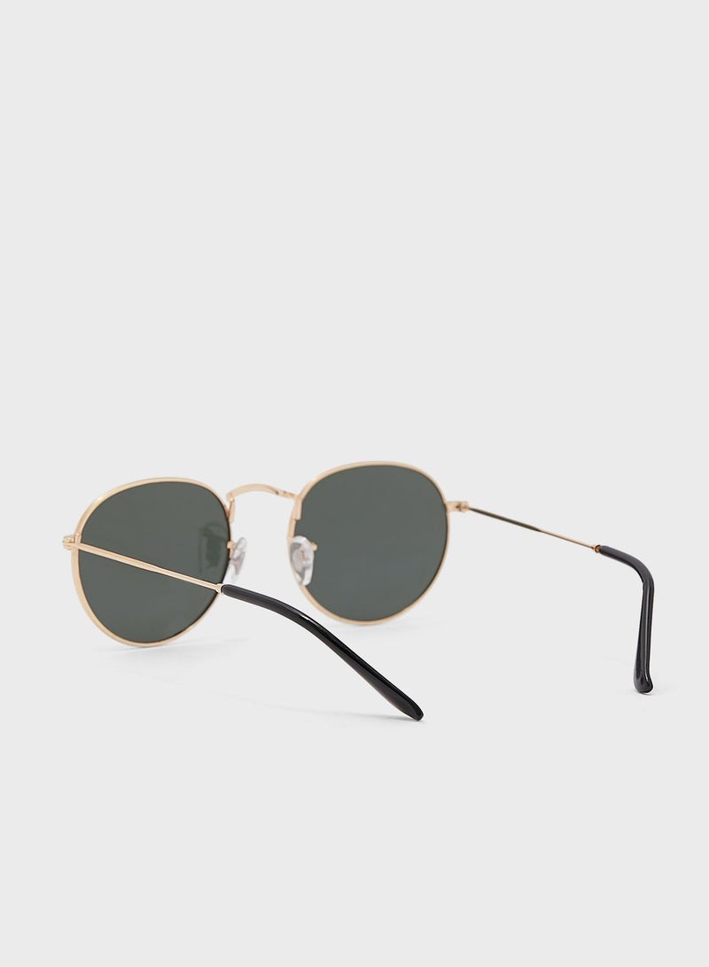 Polarized  Round  Sunglasses