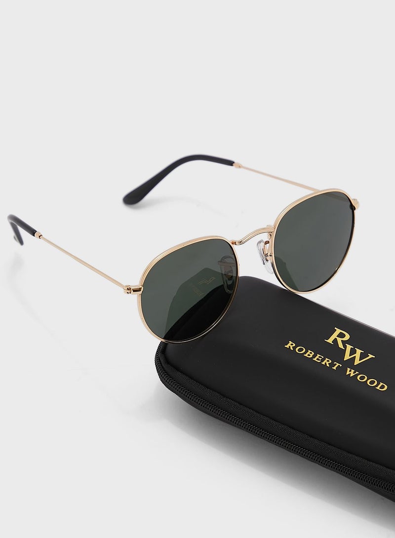 Polarized  Round  Sunglasses