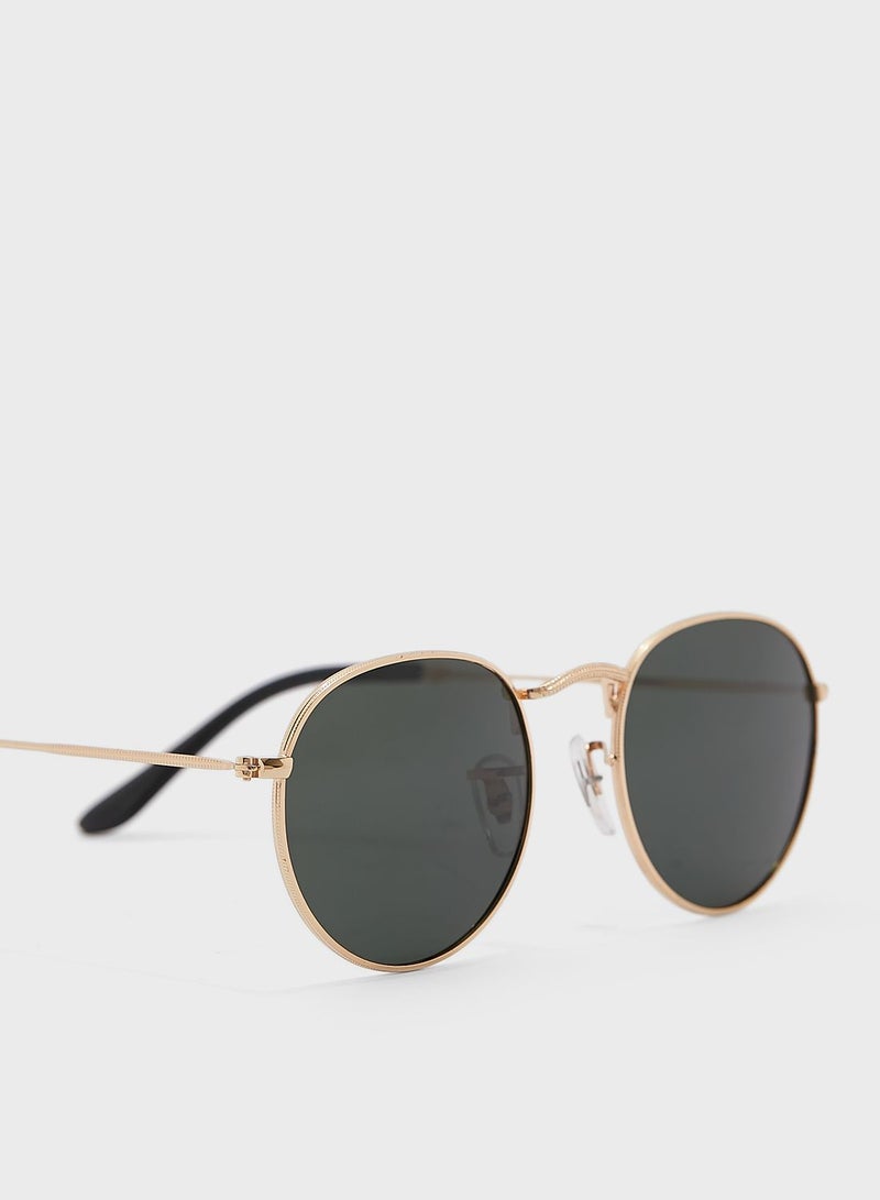 Polarized  Round  Sunglasses