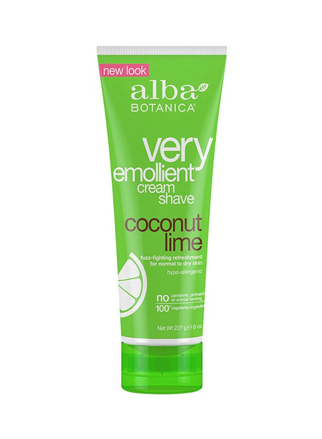 Very Emollient Coconut Lime Shaving Cream