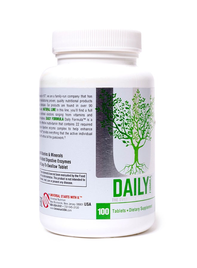 Daily Formula Health Supplement - 100 Tablets